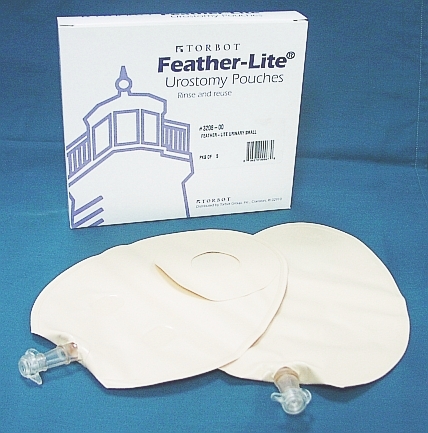 Feather Lite Dri-Flo Urinary Diversion Pouch with Anti-Reflux Valve-  Regular Beige 13oz - Torbot Group, Inc.